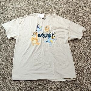 Bluey | Unisex Oversized Cream Tee